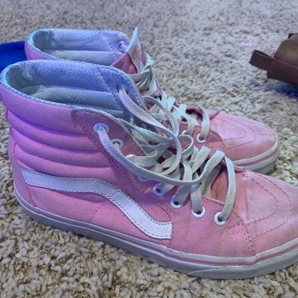 Vans Shoes - Pink high top Vans